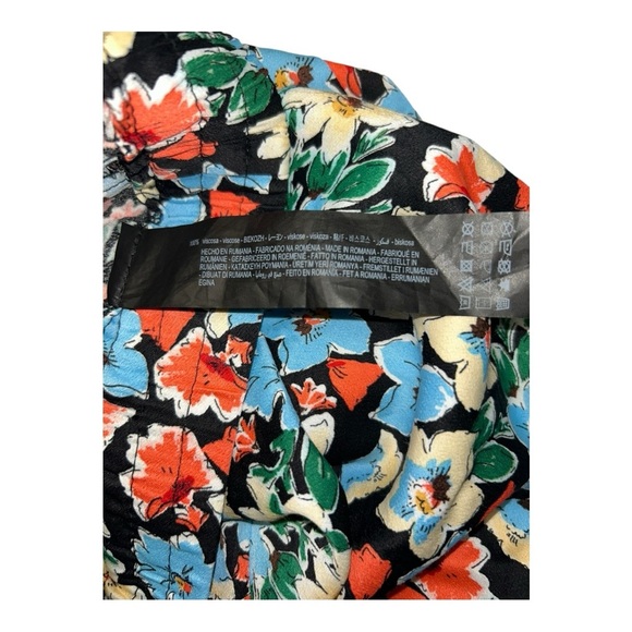 ZARA Woman Floral Print Jogger Pants | Size S | Boho Style - Picture 6 of 11
